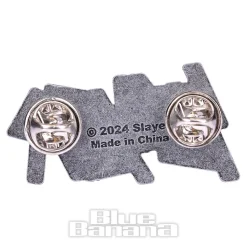 Official Slayer Logo Pin (Silver/Black)