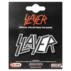 Official Slayer Logo Pin (Silver/Black)