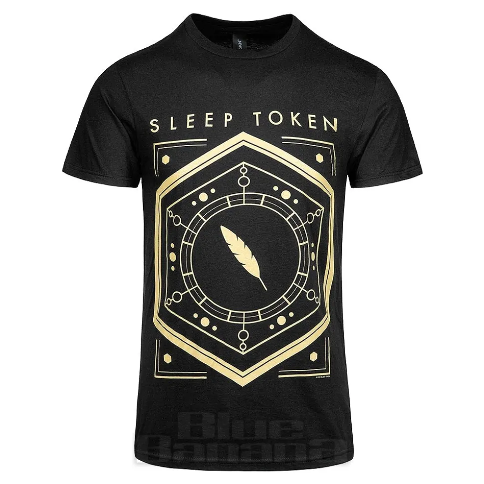 Official Sleep Token Emergence Feather T Shirt (Black)