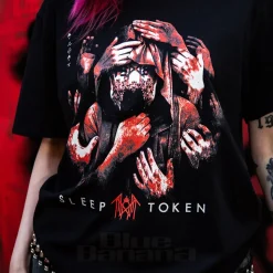 Official Sleep Token Grabbing Hands T-Shirt (Black)