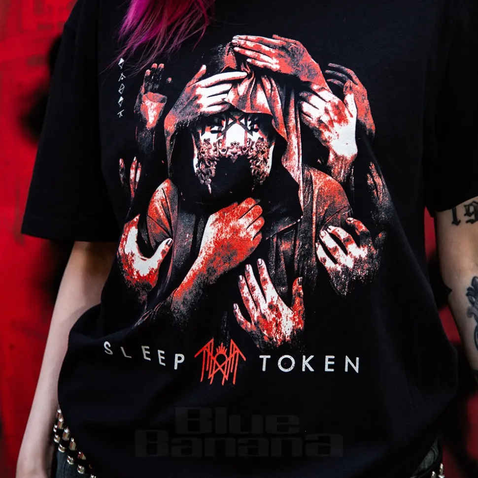 Official Sleep Token Grabbing Hands T-Shirt (Black)