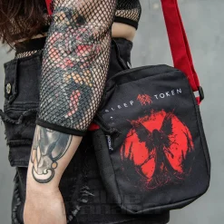 Official Sleep Token Take Me Back Crossbody Bag (Black)