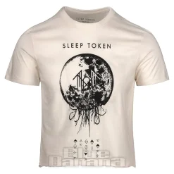 Official Sleep Token Take Me Back Crop T Shirt (White)