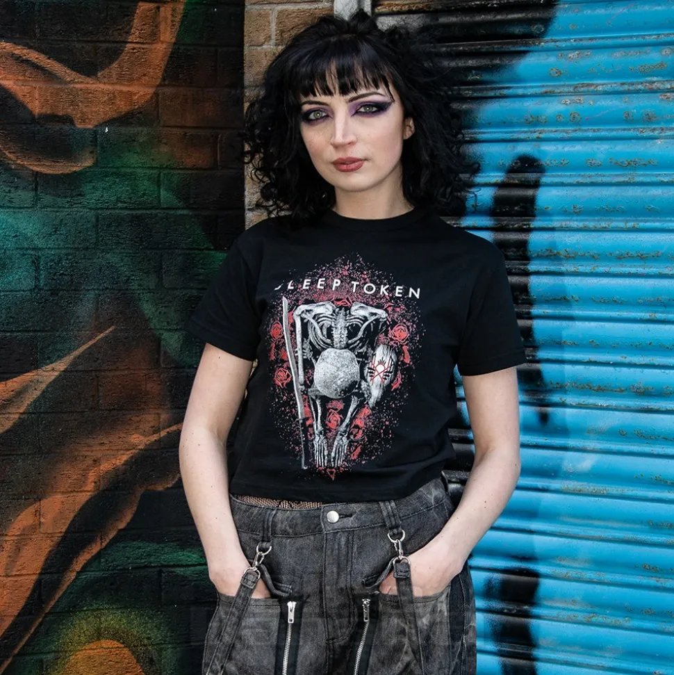 Official Sleep Token The Love You Want Crop Top (Black)