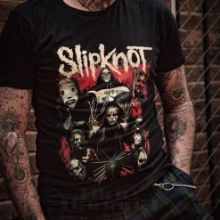 Official Slipknot Come Play Dying Print T Shirt (Black)