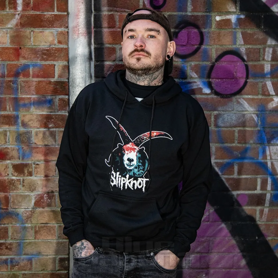 Official Slipknot Day Of The Gusano Goat Hoodie (Black)