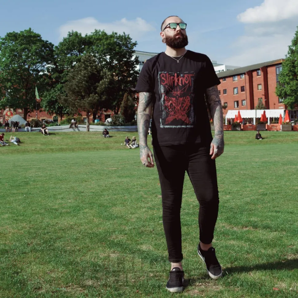 Official Slipknot Dead Effect T Shirt (Black)