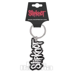 Official Slipknot Logo Keychain (Black/White)