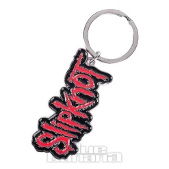 Official Slipknot Logo Keychain (Red/Black)