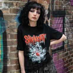 Official Slipknot Shattered T Shirt (Black)