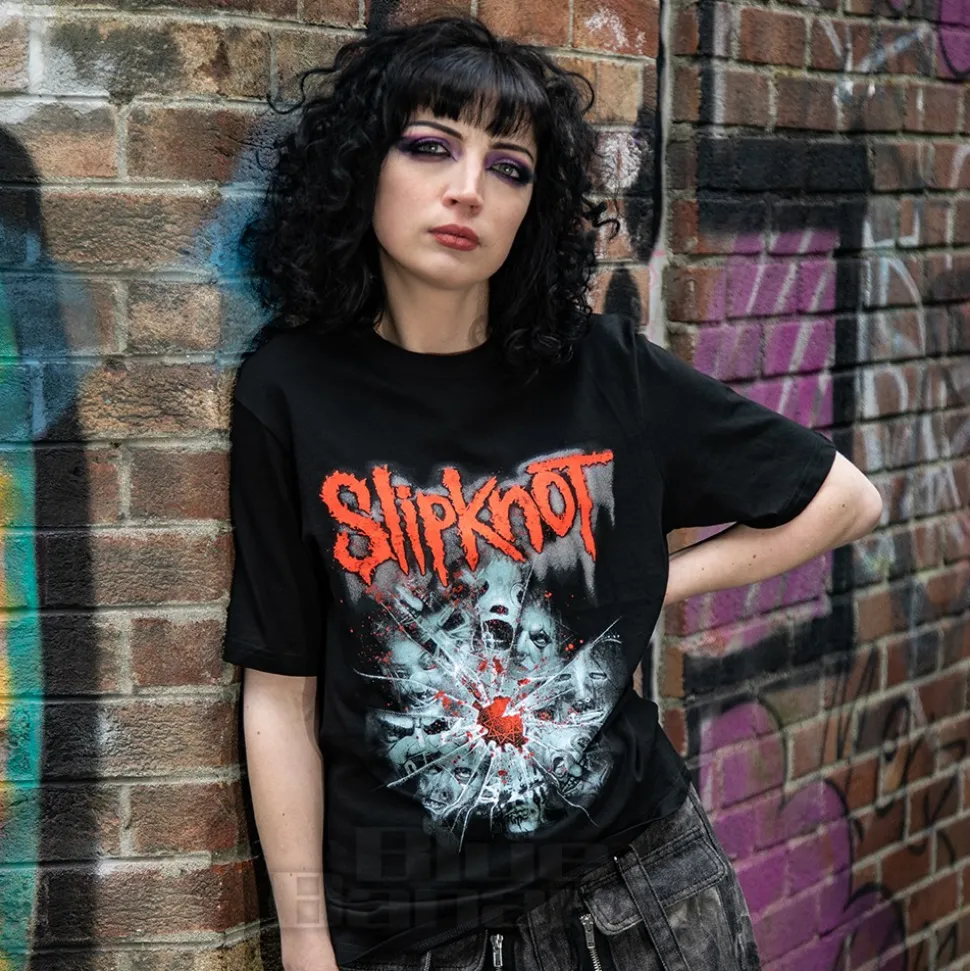Official Slipknot Shattered T Shirt (Black)