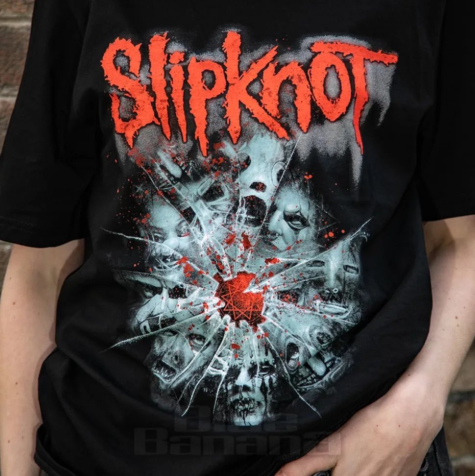 Official Slipknot Shattered T Shirt (Black)