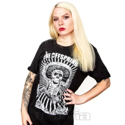 Official The Offspring Jumping Skeleton T Shirt (Black)