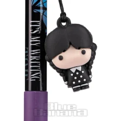 Official Wednesday Mini Pen-Pals Ballpoint Pen & Charms (Multicolour)