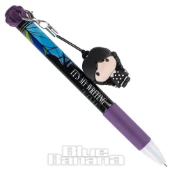 Official Wednesday Mini Pen-Pals Ballpoint Pen & Charms (Multicolour)