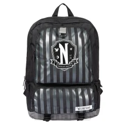 Official Wednesday Nevermore Backpack (Black/Grey)