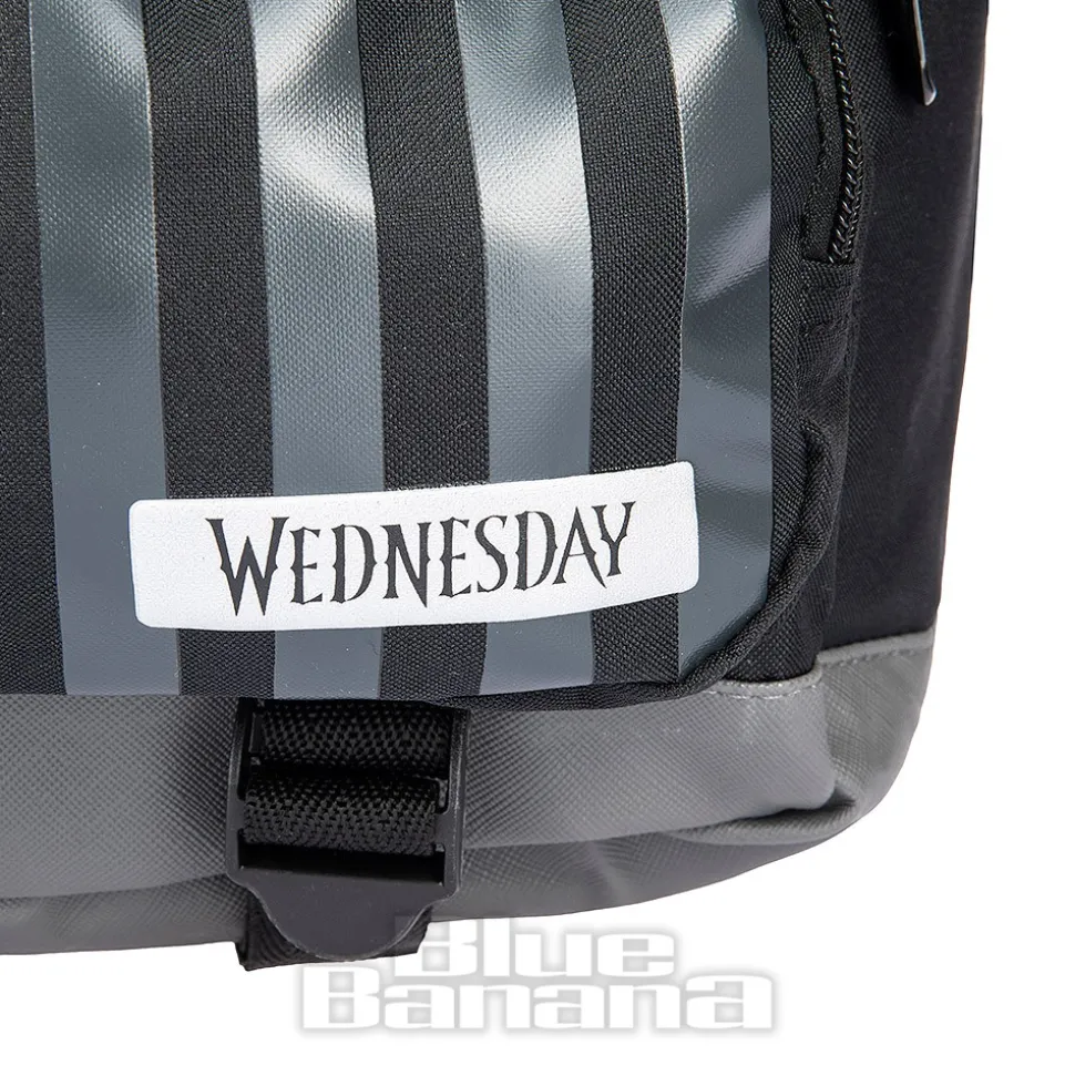 Official Wednesday Nevermore Backpack (Black/Grey)