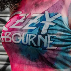 Ozzy Osbourne Logo Mesh Crop T-Shirt (Multicolour)