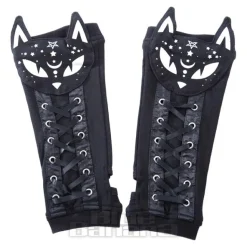 Poizen Industries Dark Kitty Arm Warmers (Black)