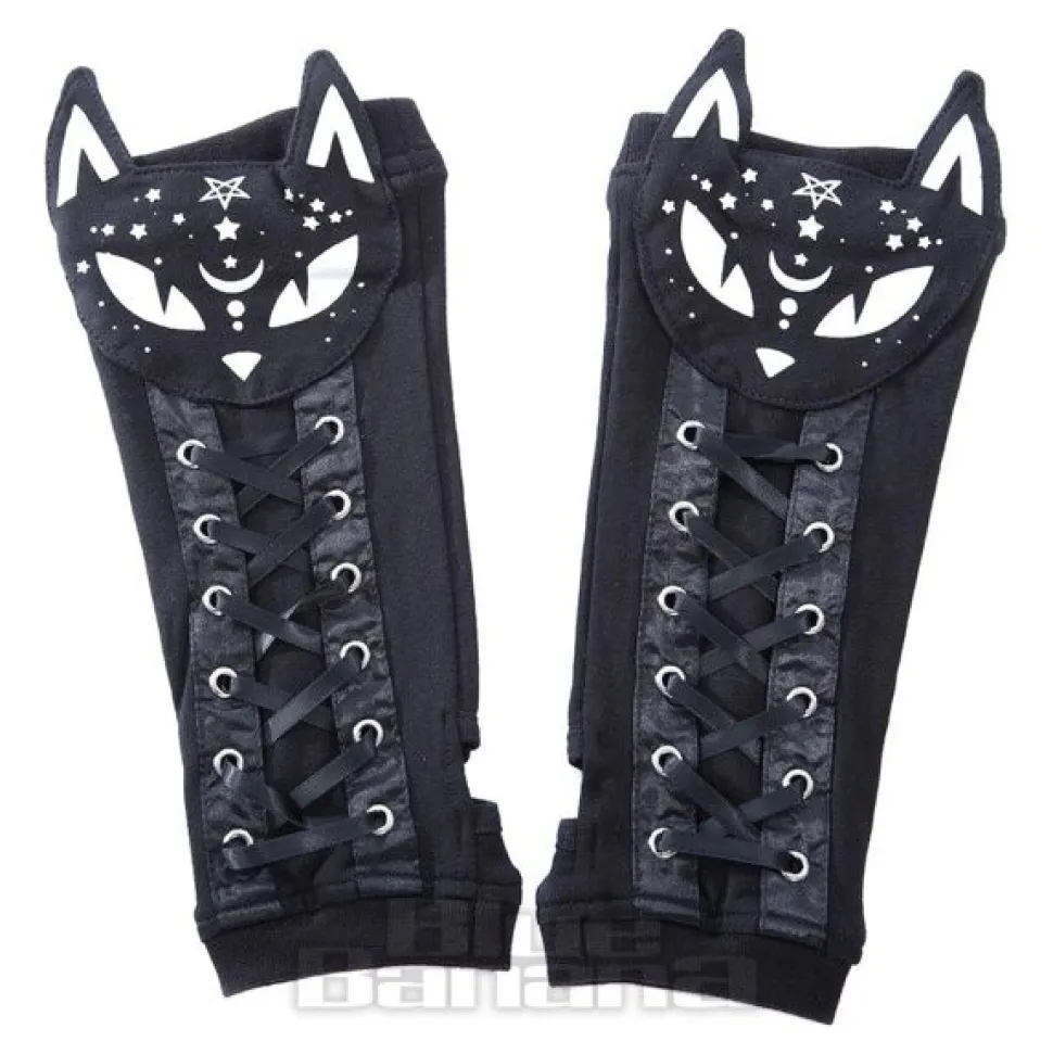 Poizen Industries Dark Kitty Arm Warmers (Black)