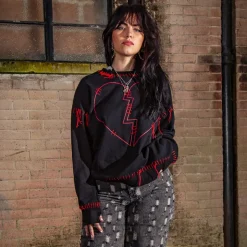 Poizen Industries Hanalei Broken Heart Jumper (Black/Red)