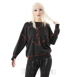 Poizen Industries Hanalei Broken Heart Jumper (Black/Red)