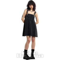 Ragged Priest Dilemma Dress (Charcoal)