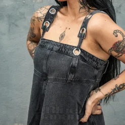 Ragged Priest Dilemma Dress (Charcoal)