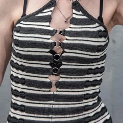 Ragged Priest Fever Dress (Charcoal)