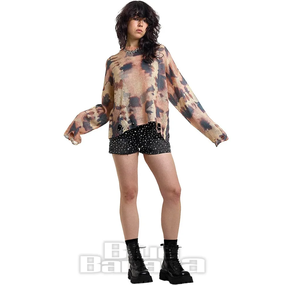 Ragged Priest Knit Tint Top (Pink)