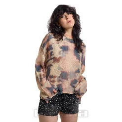 Ragged Priest Knit Tint Top (Pink)