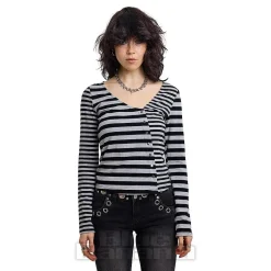 Ragged Priest Talley Top (Grey/Black)