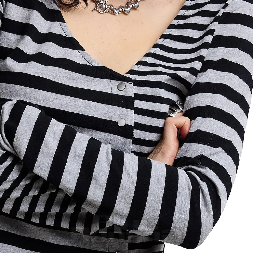 Ragged Priest Talley Top (Grey/Black)