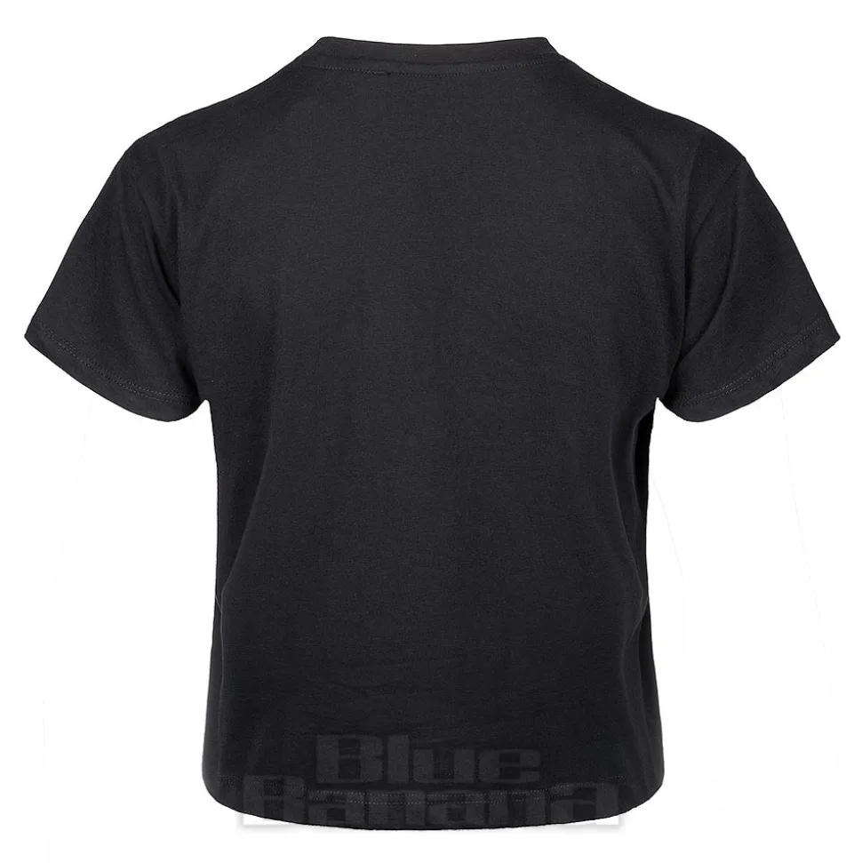 Salem Summer Camp Crop Top (Black)