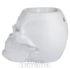 Something Different Skull Oil Burner (White)