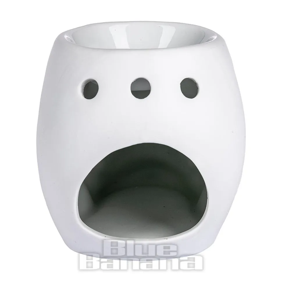 Something Different Skull Oil Burner (White)