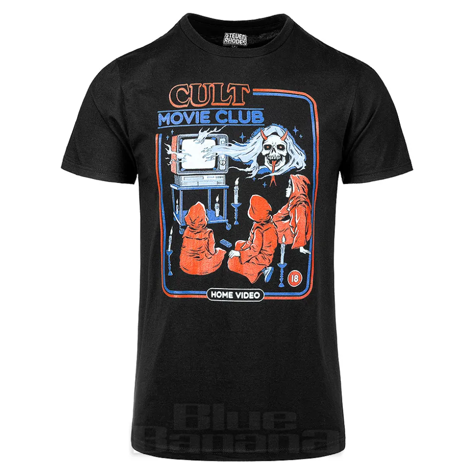 Steven Rhodes Cult Movie Club T Shirt (Black)