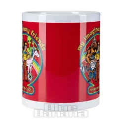 Steven Rhodes Imaginary Friends Retro Mug (Multicoloured)