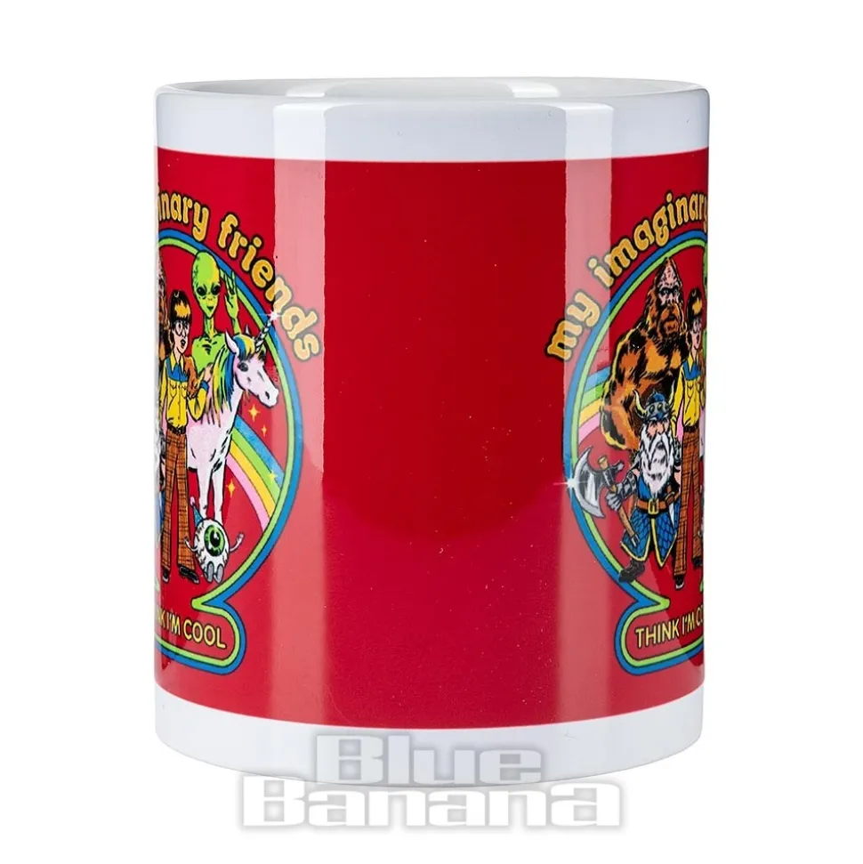 Steven Rhodes Imaginary Friends Retro Mug (Multicoloured)