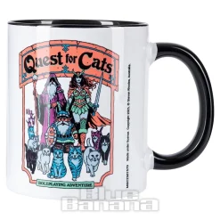 Steven Rhodes Quest For Cats Retro Mug (Multicoloured)
