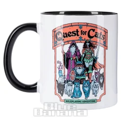 Steven Rhodes Quest For Cats Retro Mug (Multicoloured)