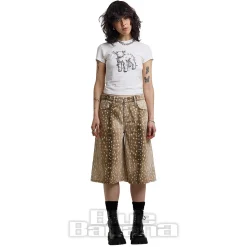 The Ragged Priest Doe Jorts (Beige)