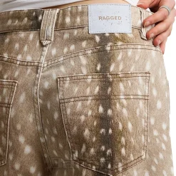 The Ragged Priest Doe Jorts (Beige)