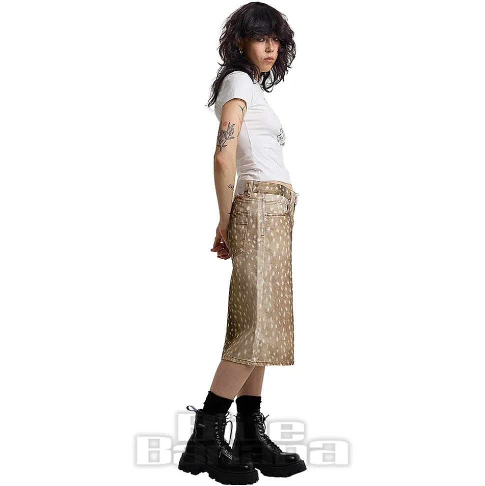 The Ragged Priest Doe Jorts (Beige)