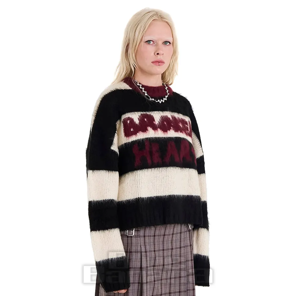 The Ragged Priest Tragic Jumper (Black/White)