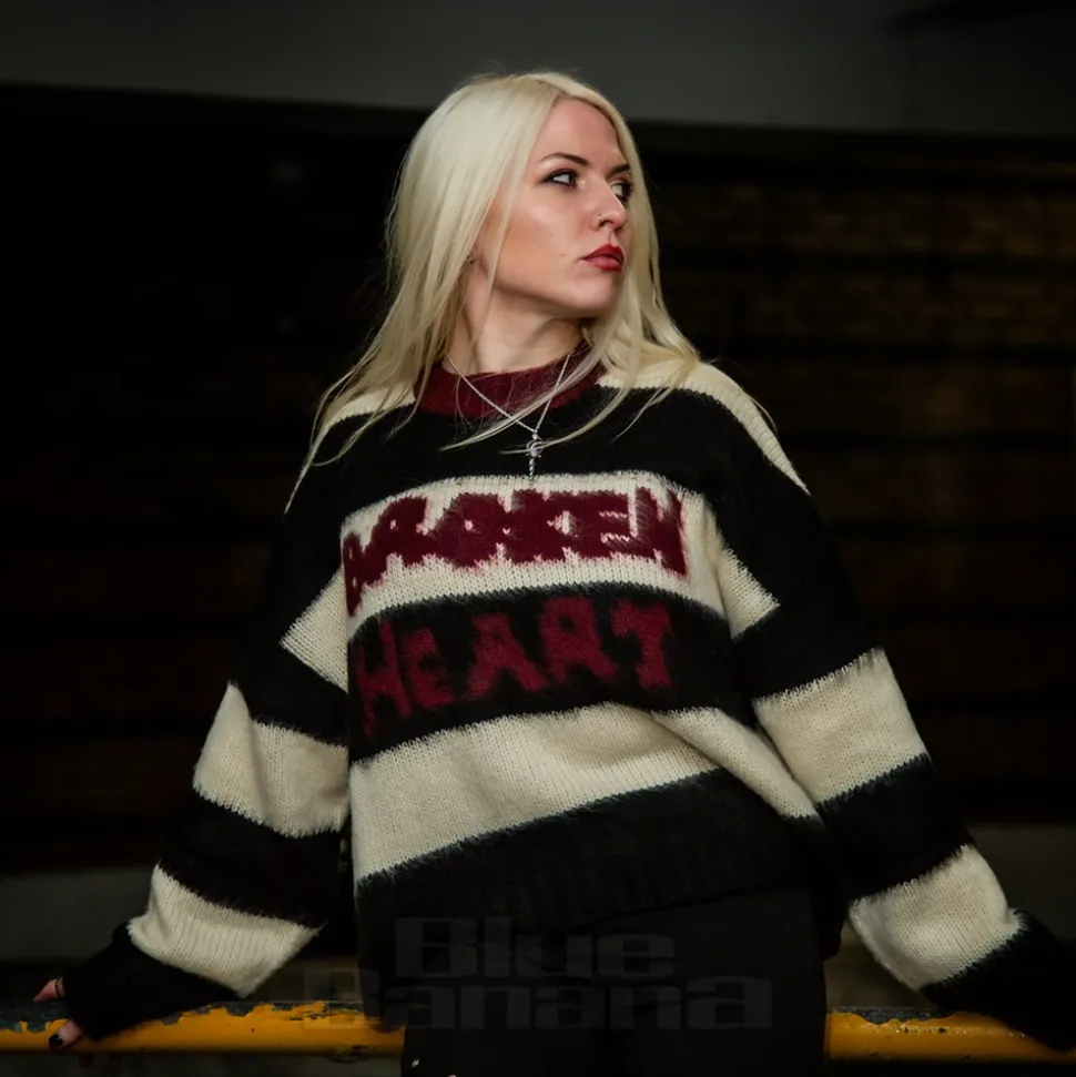 The Ragged Priest Tragic Jumper (Black/White)