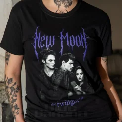 Twilight New Moon Goth Merch T-Shirt (Black)