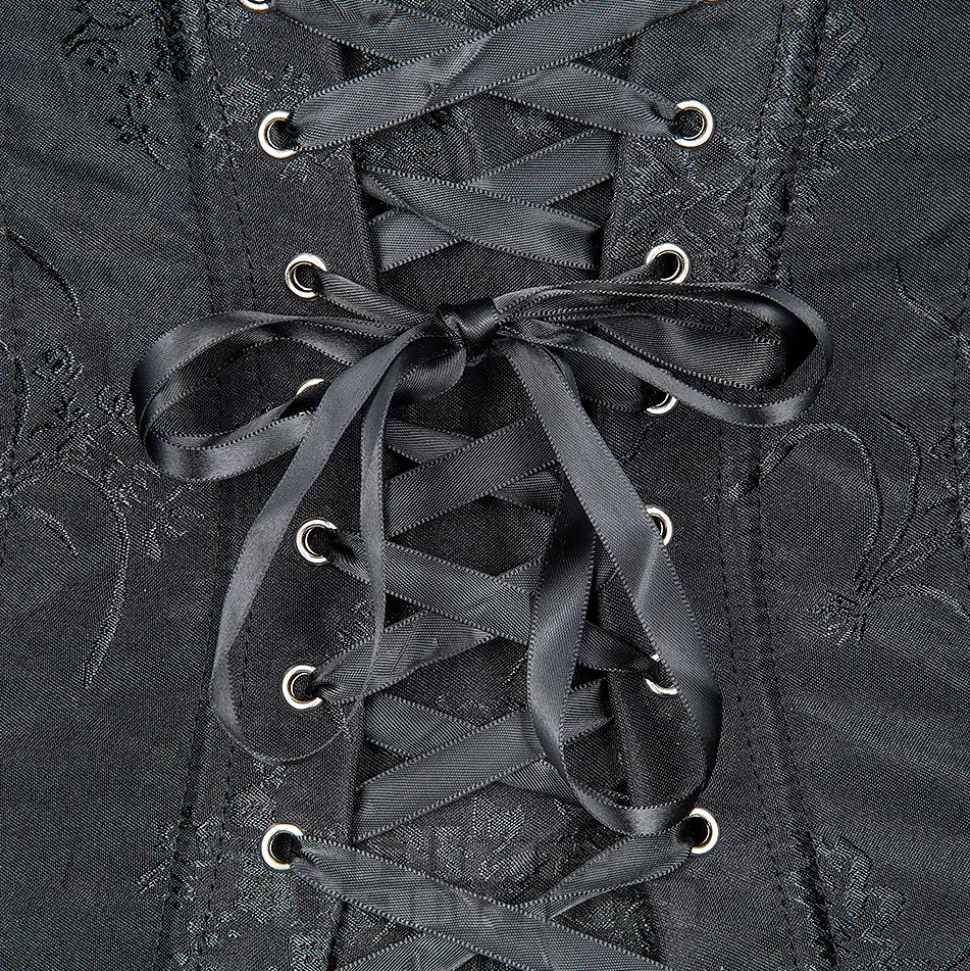 Vixxsin Dahlia Gothic Corset (Black)