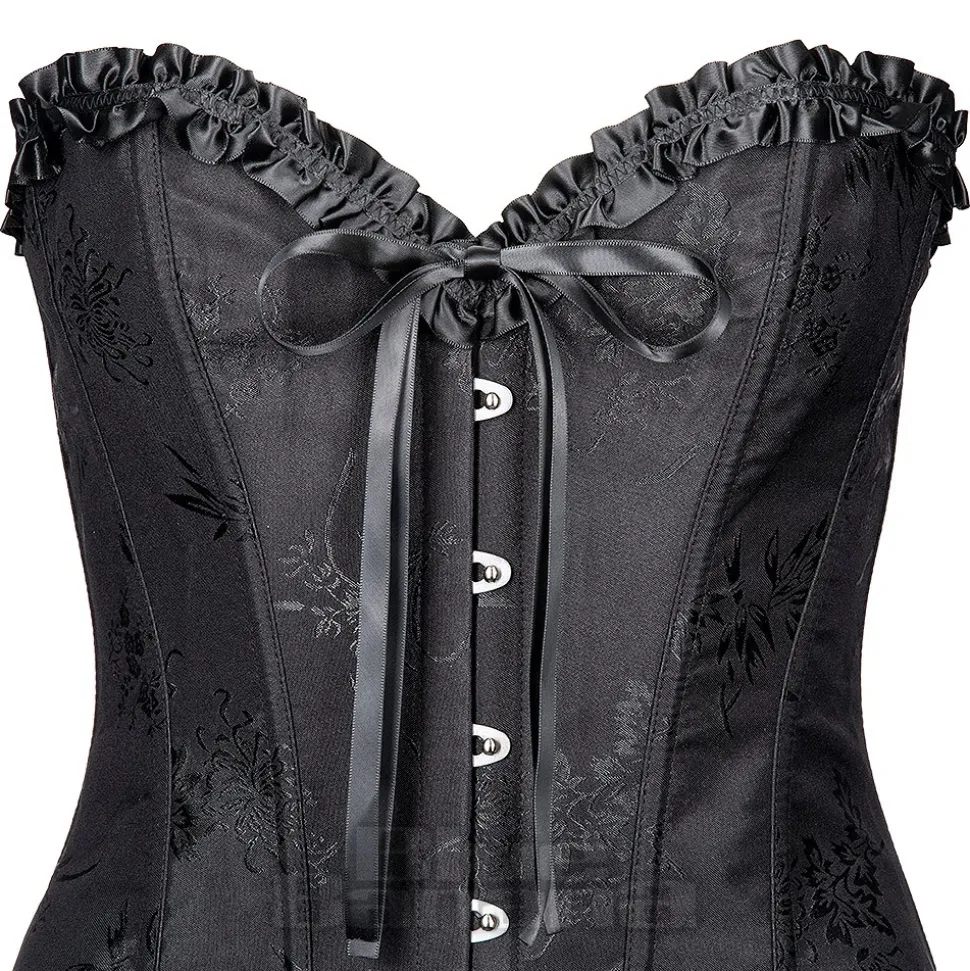 Vixxsin Dahlia Gothic Corset (Black)