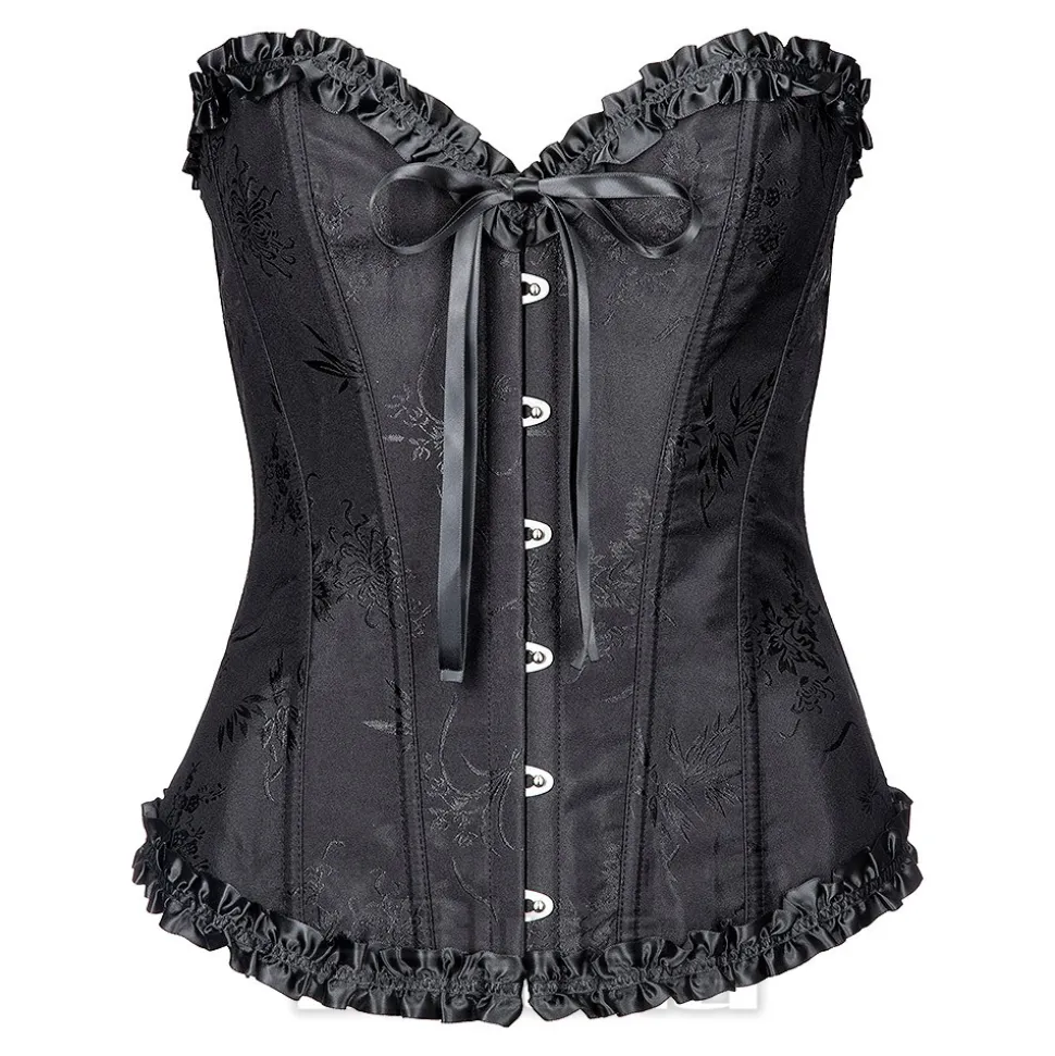 Vixxsin Dahlia Gothic Corset (Black)